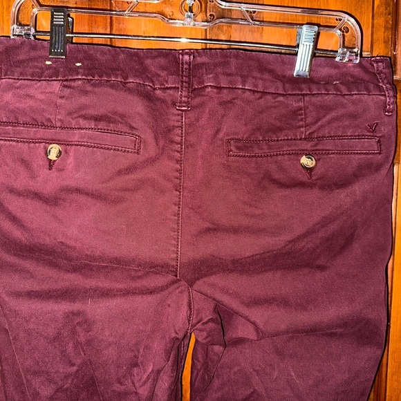 American Eagle Outfitter’s Women's Burgundy Skinny Jeans - Picture 6 of 8